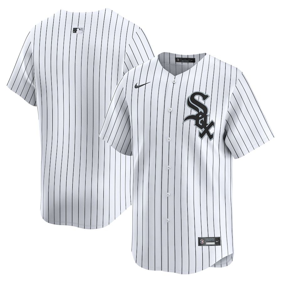 Men Chicago White Sox Blank Nike White Home Limited MLB Jersey->atlanta braves->MLB Jersey